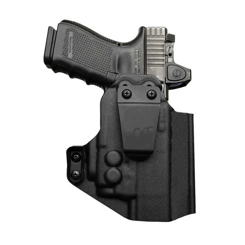 Toys à l'intérieur de la ceinture Kydex IWB Holster pour G17 G 19 22 23 25 31 32 35 45 MOS avec Baldr Olight Mini 600 Lumens Lampe de poche T240428