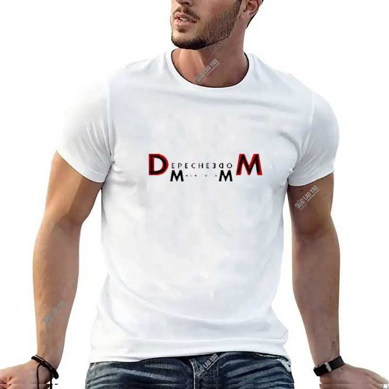 T-shirts masculins Nouveaux hommes Depeche Mode cool T-shirts mde tops profiter du silence Depeche Mode cool t Shirts Music Tops Funny Round Collar TS T240429