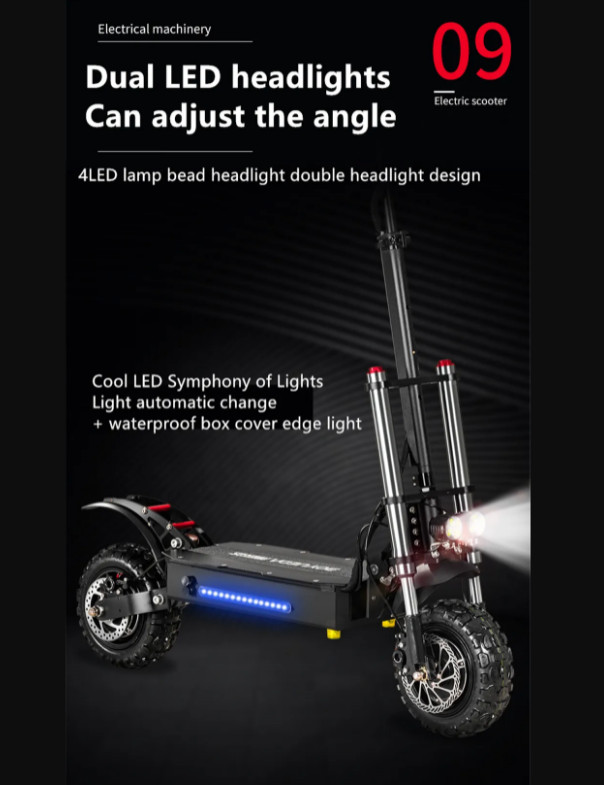 2024 Klappe elektrisches Fahrradfahrrad Klapper Lithiumbatterie Elektrische Assistenz Doppelantrieb Offroad Scooter 48 V 20AH LG Batterie