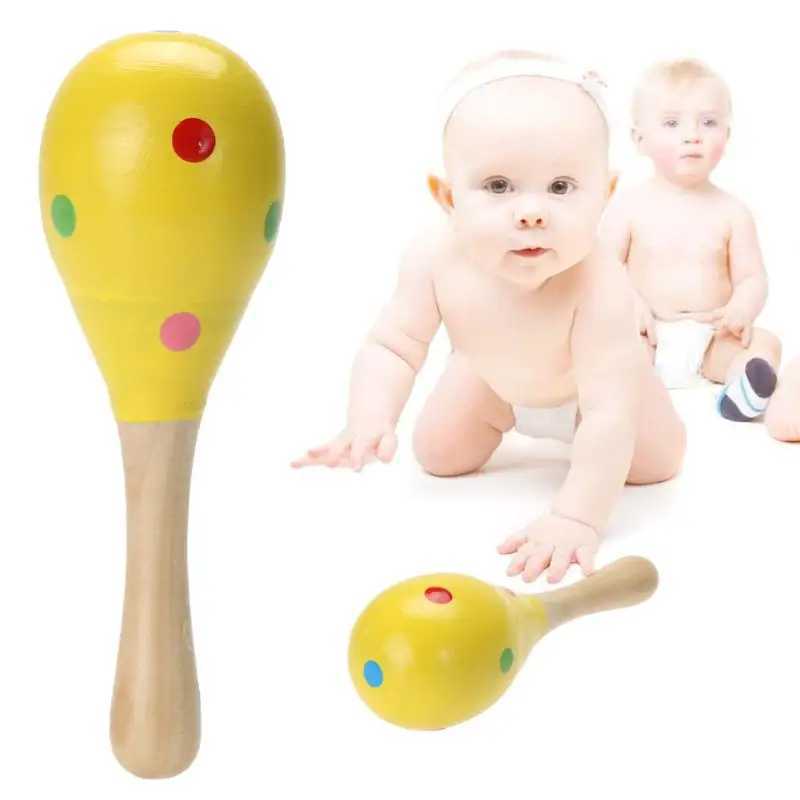 Zabawki do kąpieli dla niemowląt drewniane piasek młot bezprzewodowy instrument zabawki wczesna edukacja grzechotka muzyczna instrument perkusji dla chłopców dziewczęta