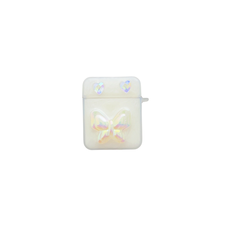 3D Bow Soft TPU -kisten voor AirPods Pro2 3Gen 3 AirPod Pro 2 Ear -oortelefoon Kast