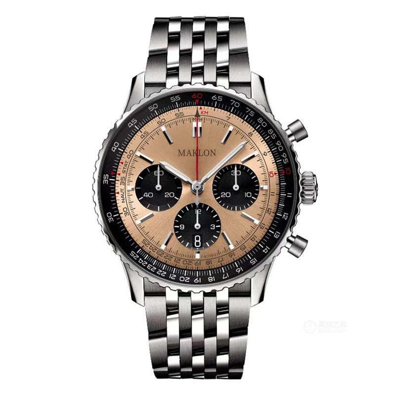 Męskie zegarek luksusowy zegarek menwatch anteny branża Orologio 43 mm kwarcowa zegarek ze stali nierdzewnej Paski projektantowi zegarki Wysokiej jakości Montre de lukse relgio