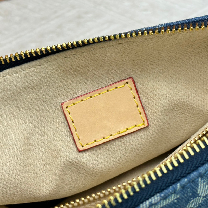 Denim ontwerper portemonnee crossbody tas luxe handtassen hoogwaardige schoudertas sac vintage dames modezakken ketting handtas portemonnees koppeling zakje grote capaciteit