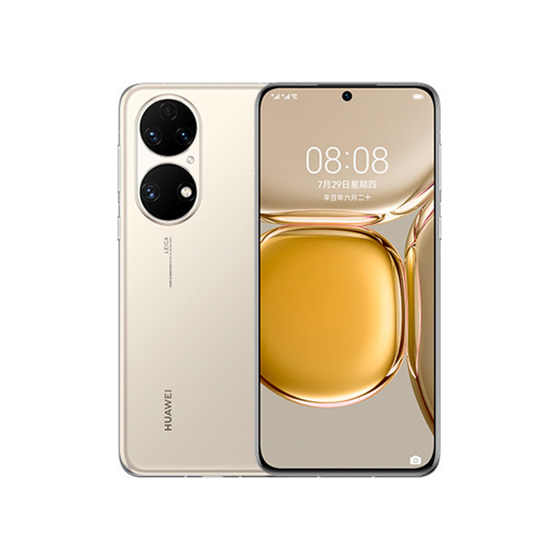 Huawei P50 5G Smartphone CPU Qualcomm Snapdragon 888 4G 6,5-inch scherm 50mp Camera 4100MAH 66W Oplaad Android gebruikte telefoon