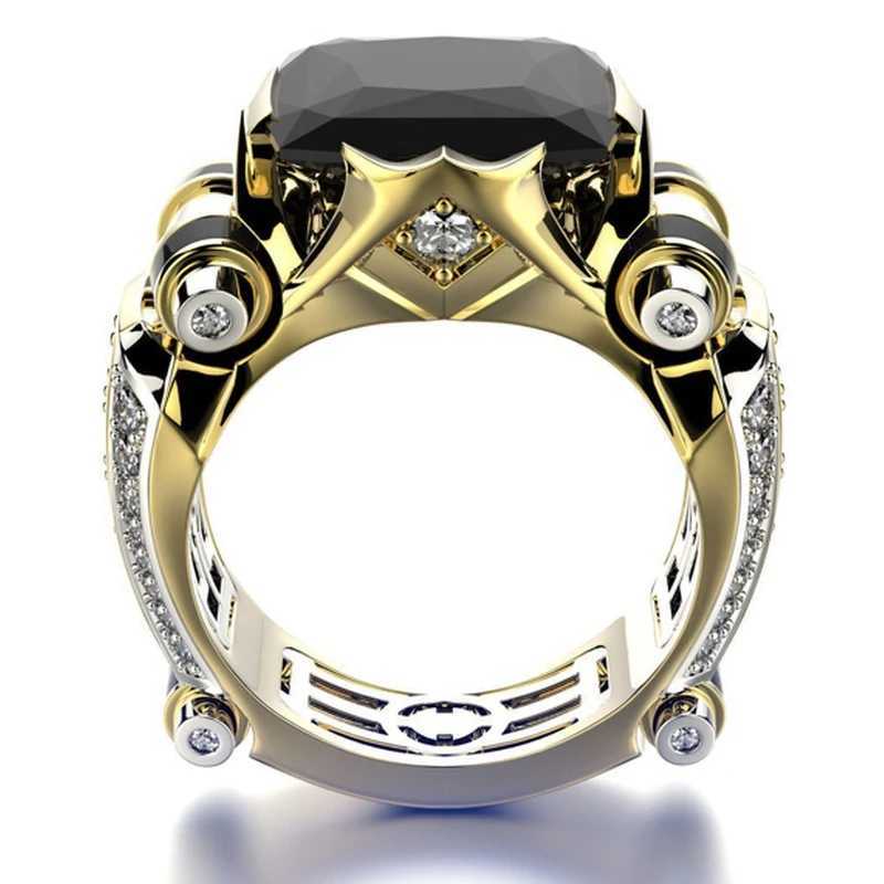 Anelli di nozze classiche Diamond Mens Multi-elementi classici Color Gem Party Ring Ring Anniversary Gift Gioielli all'ingrosso
