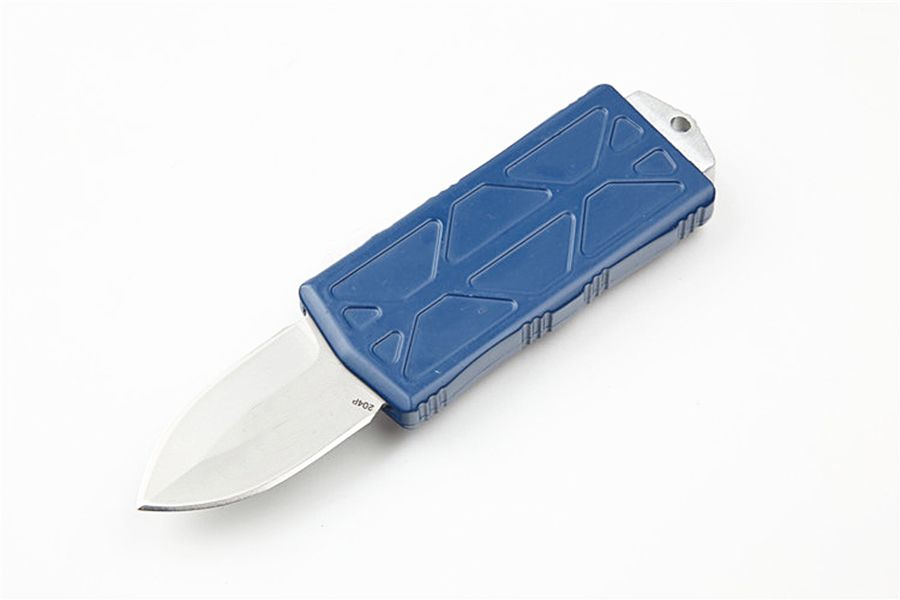 Offerta speciale Mini piccolo coltello tattico automobilistico 440c Doppio bordo Spear Punto di raso Blade Zn-alu in lega EDC Knives con scatola di vendita al dettaglio