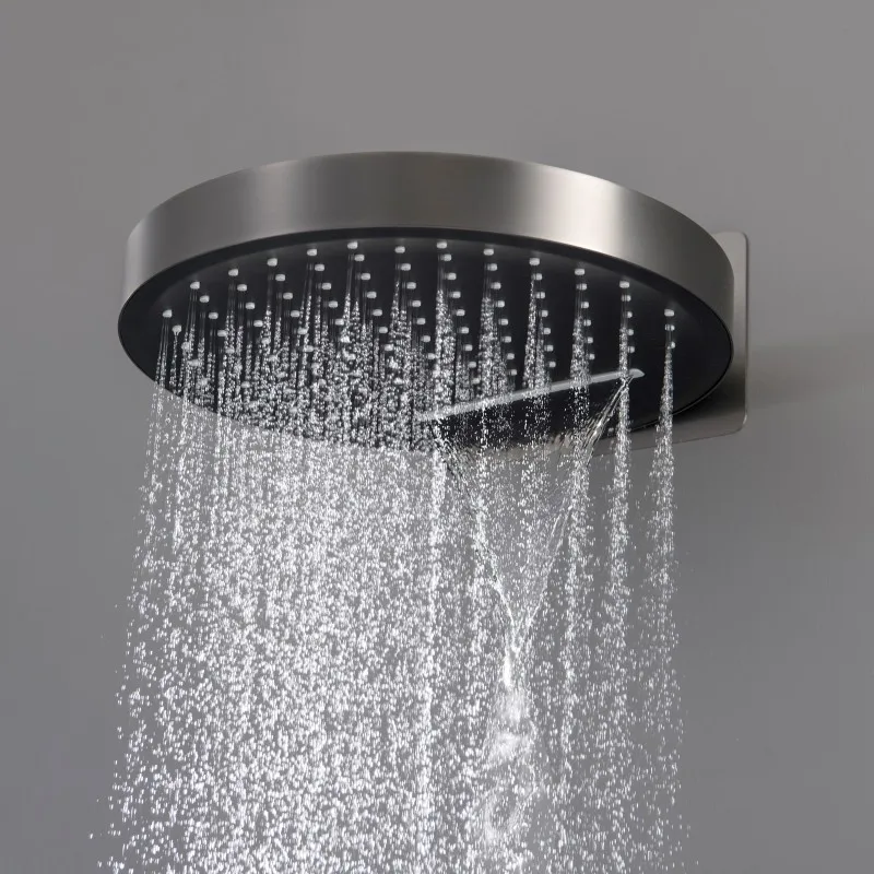 rainfall wall shower thermostatic bath tap three function concealed constant shower set embedded thermostatic shower set