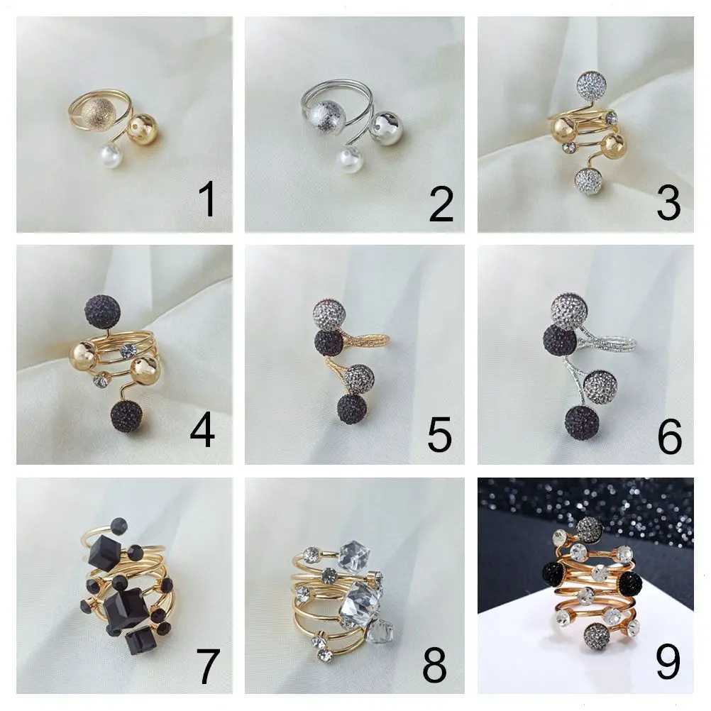 Eheringe DIY Juwely Geschenk SHL Hijab Strassbroschen Brosche Pin Schal Schnalle Schal Seidenschal Ring Ring