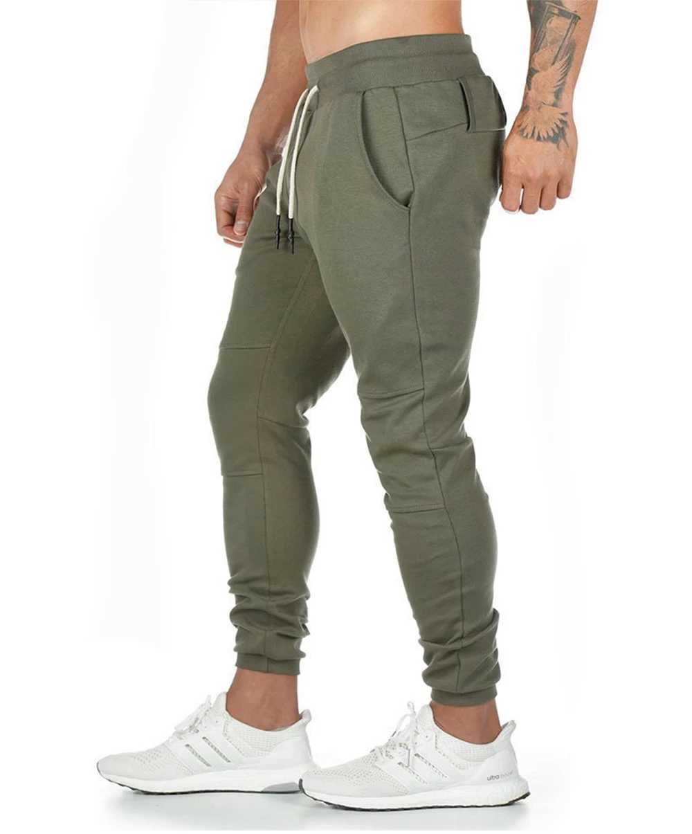 Męskie spodnie bawełniane spodnie do joggingu męskie Hip Hop Joggers Streetwear swobodne spodnie sportowe dno treningowe dresowe presie legginsy fitness J240429