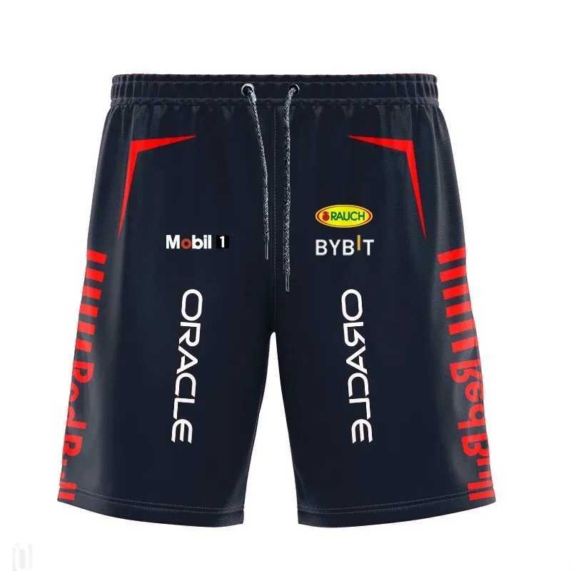Men's Shorts 2024 Summer 3D Printing Quick Drying Mens Shorts F1 Racing Outdoor Extreme Sports Super Large Beach Pants Strt Top Selling T240428