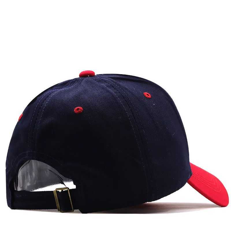 Kogelcaps nieuwe Amerikaanse vlag honkbal hoed heren katoenen knop unisex borduurwerk hiphop gorilla pet Q240429