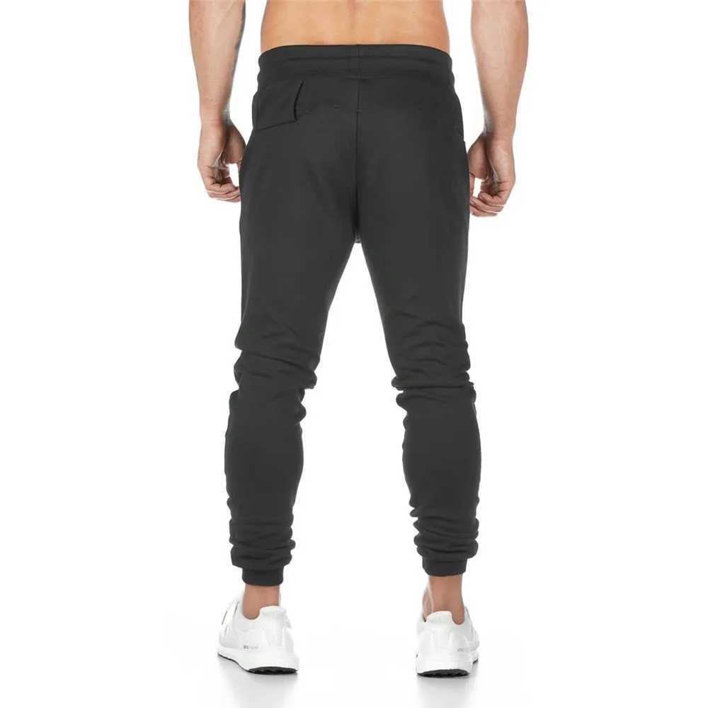 Calças masculinas Black Jogger Sports Pants Mens Mens Ultra-Fosco Casual Casual Color Gym Exercício de algodão Sportswear Autumn Mens Fitness CrossFit Trackpants J240429