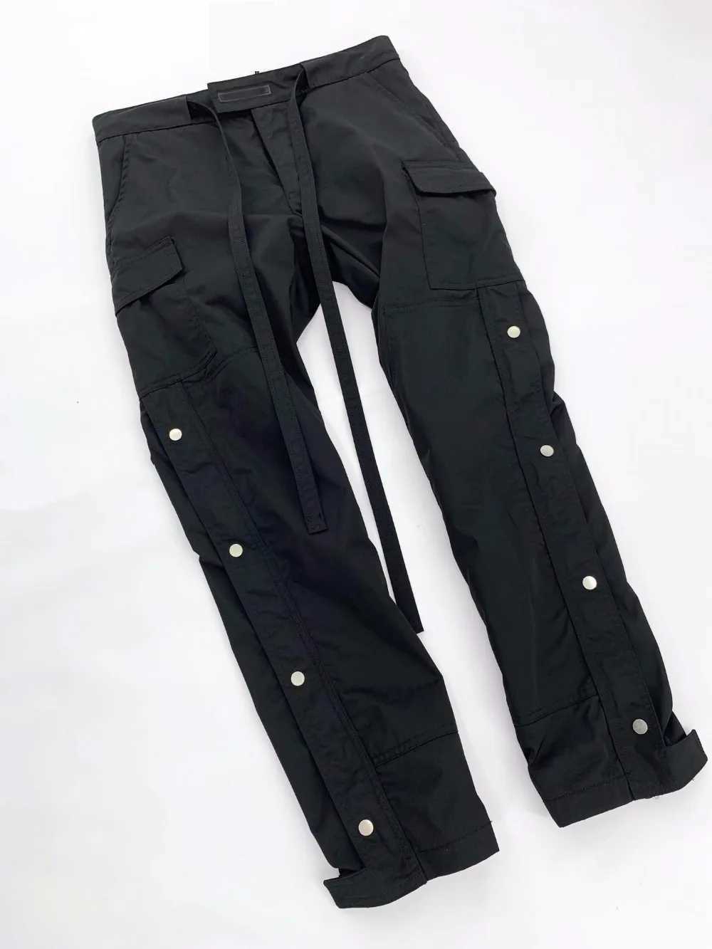 Men's Pants Owen Seak Mens Leisure Goods Gothic Mens Clothing Sports Pants Spring and Autumn Womens Solid Loose Pulling Pants J240429