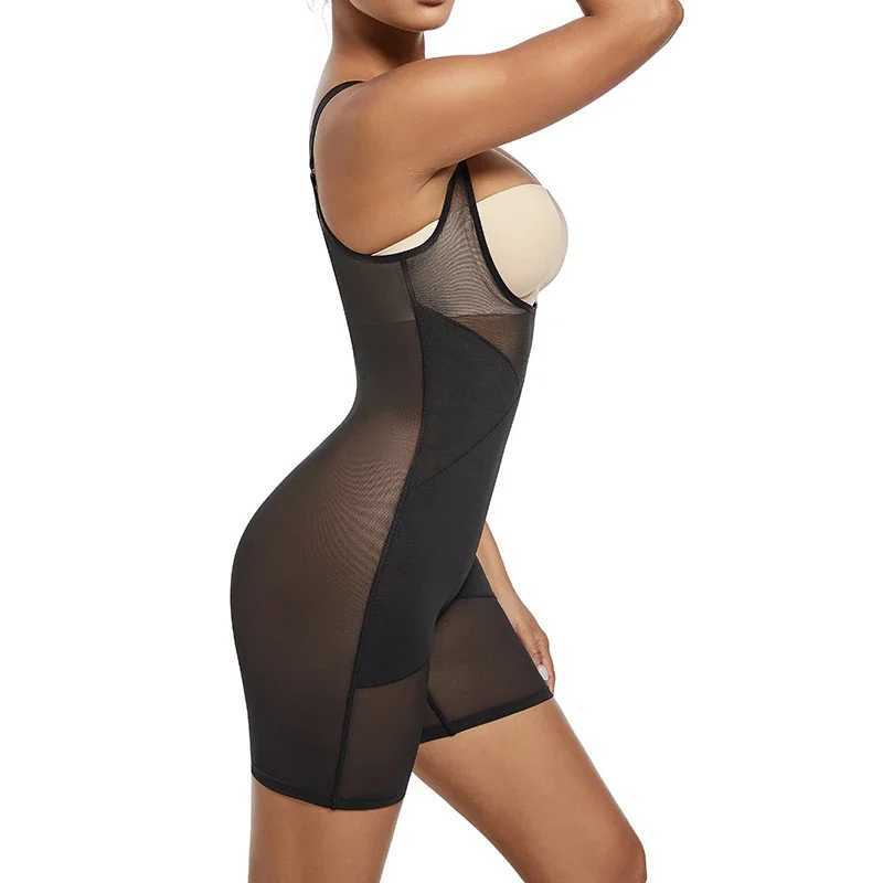 Shapers pour femmes Shapewear Full Corps Forme de la taille de la taille du ventre Perte de poids des sous-vêtements minces et respirants Y240429