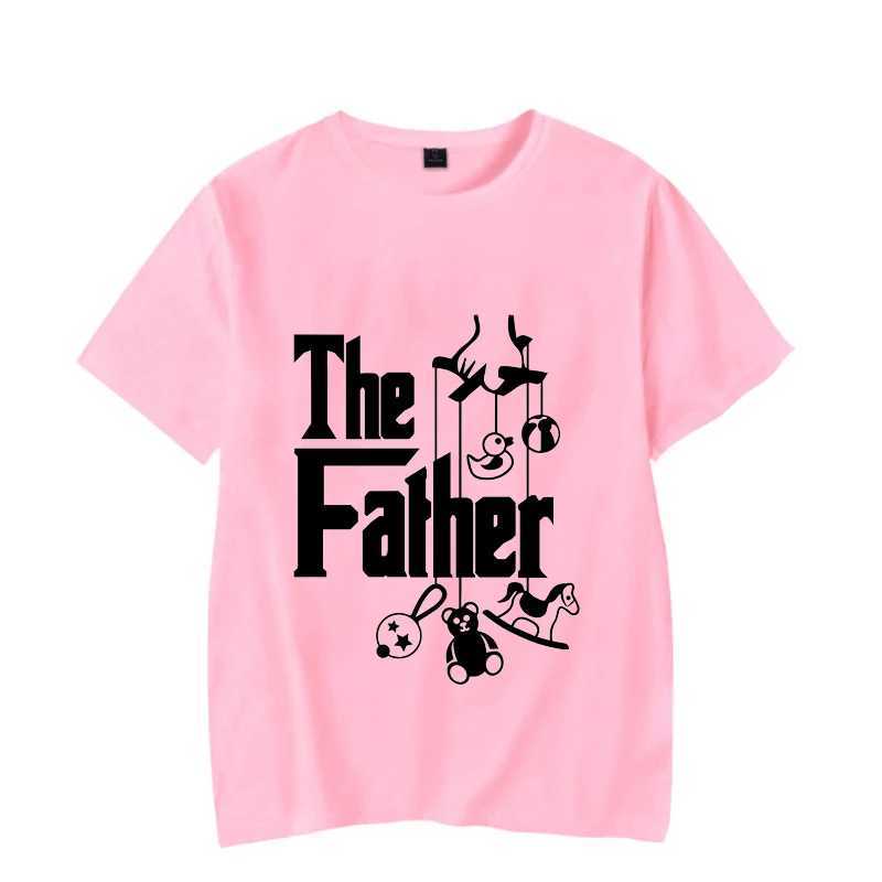 قميصات الرجال للرجال Funny Phathers Day لـ New Dad New Dad Thine Dad Classic T Shirt for Men Homme Tirt Graphic TS Y240429