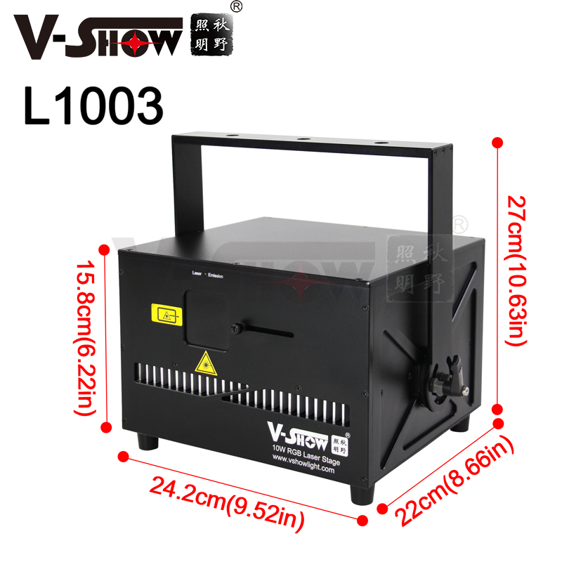 Vshow 10w ilda High Power RGB laserstadiumverlichting