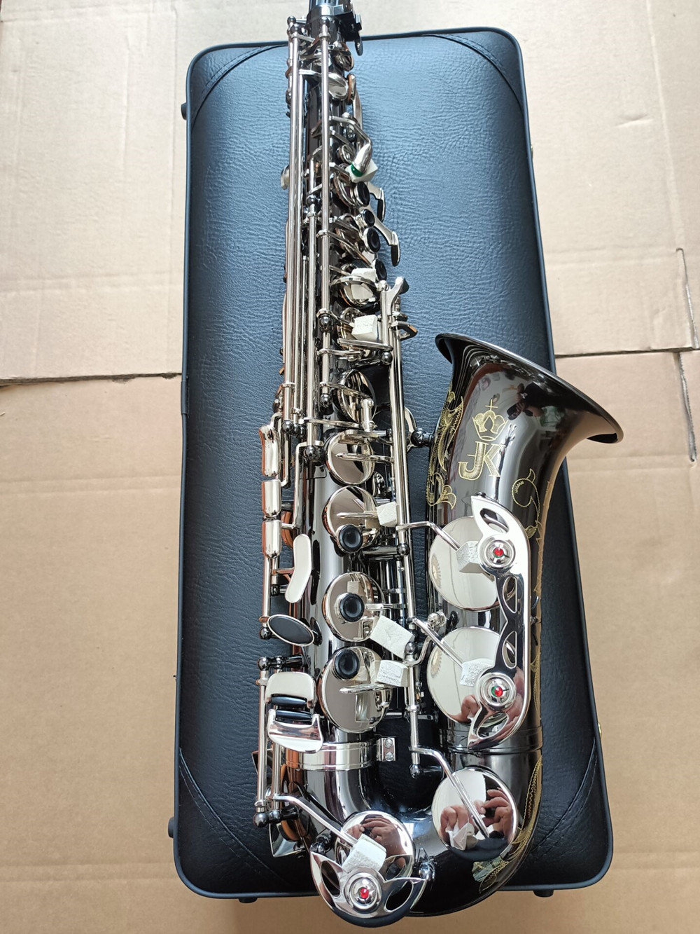 Gloednieuwe Duitsland JK SX90R Keilwerth Alto Saxophone Professional Sax met mondstuk Kaste Hoge kwaliteit Musical