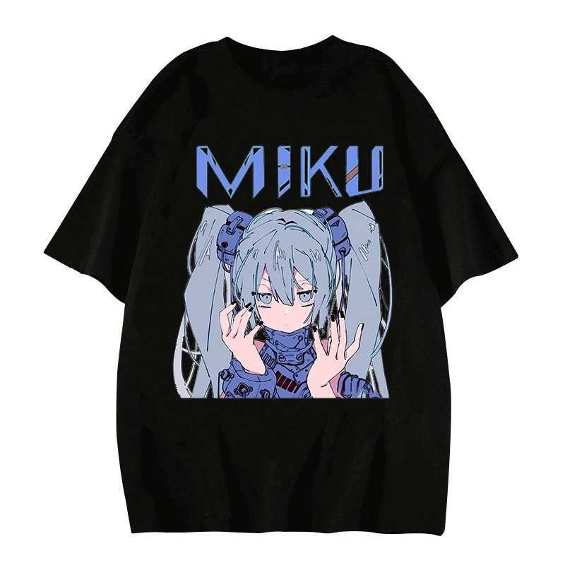 T-shirts Japanese Anime T-shirt Y2K Harajuku Aesthetics Kawaii Cute Girl Anime Graphic Short Sleeve T-shirt Summer Extra Large Womens WearL2404