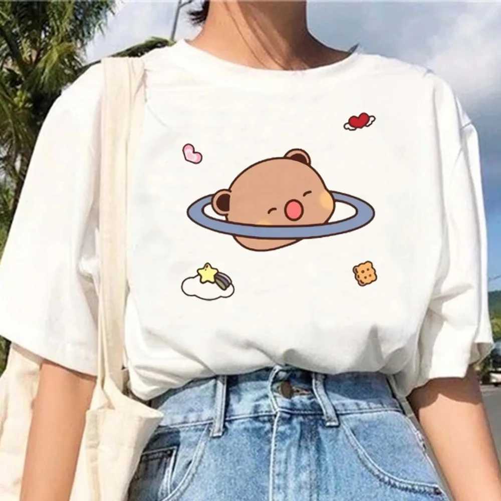 T-Shirts Bubu ve Dudu Tshirt Kadın Manga Y2K Anime En İyi Kadın Giysileri 2000SL2404