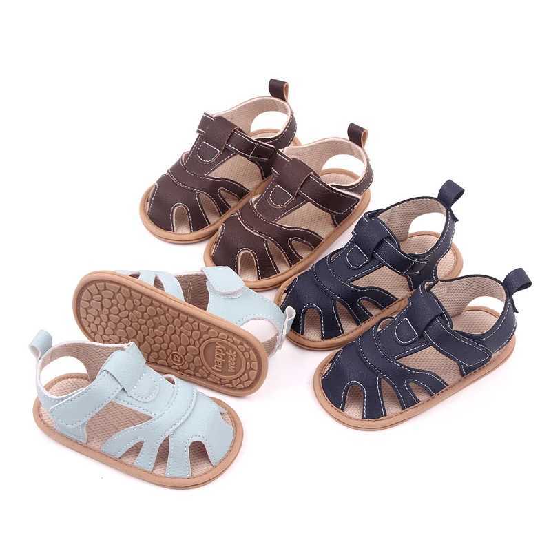 Sandales bébé sandales d'été avec style de revêtement pour garçons et filles240429