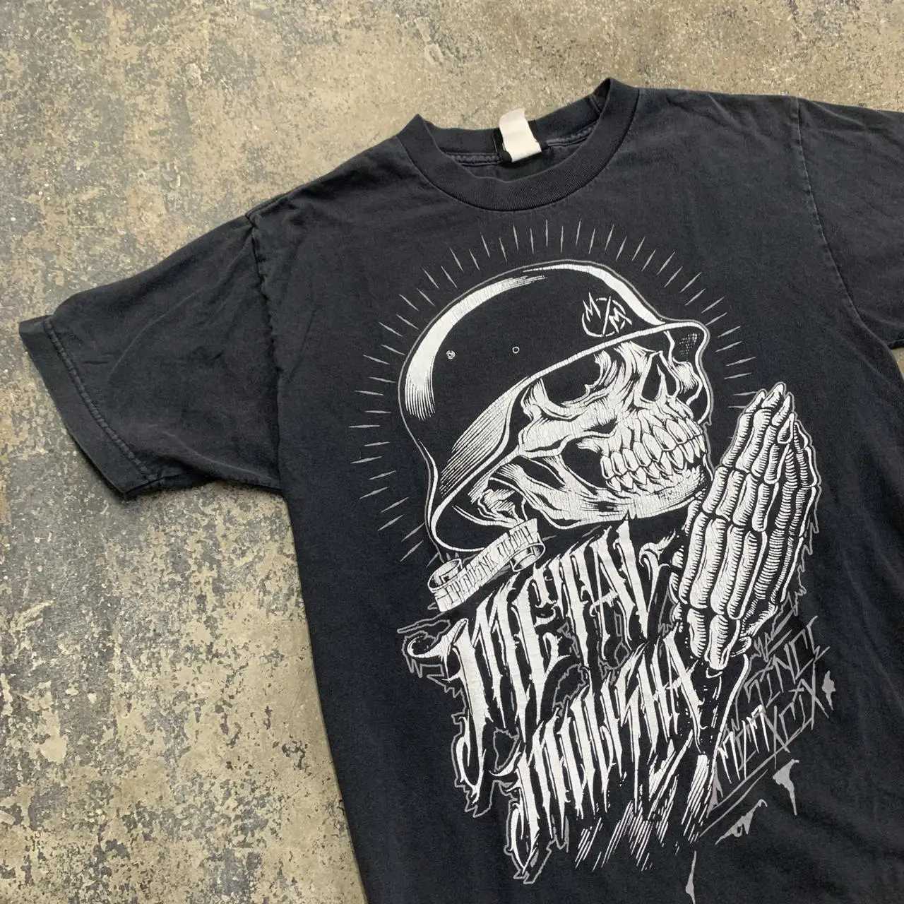 T-shirts voor heren Goth Skull Print T-shirt Men Y2K-stijl Gothic Black Fashion Retro Strtwear Oversize Short Clothing Tops TS H240429