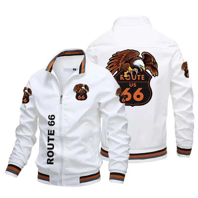 Men's Jackets 2023 Spring and Autumn New Hot Selling Fashion Racing Motorcycle Cycling Jacket Outdoor Sports Casual Jacket Outer Coat T240428