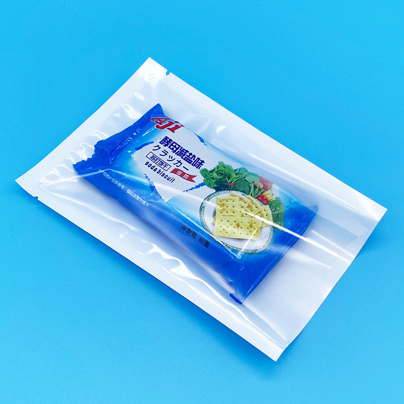 Bolsa de película de perla blanca de 12 tamaño bolsas plásticas de plástico bolsas de almacenamiento de alimentos pequeños puñachas de envasado semi transparente bolsa lx6463