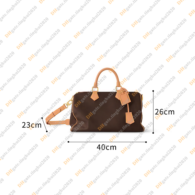 Ladies Fashion Casual Designe Luxury SP P9 40cm Boston Bag Totes Handväska axelväskor Crossbody Top Mirror Quality M24422 M24417 M24418 M24419 M24420 POUCH PUSSE PURSE