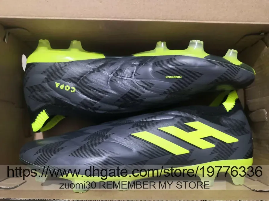 Send With Bag Quality 2024 New Football Boots Copa Pure 2 FG Soccer Cleats Mens Firm Ground Soft Leather Comfortable Training Pure.1 Laceless Football Shoes US 6.5-11.5