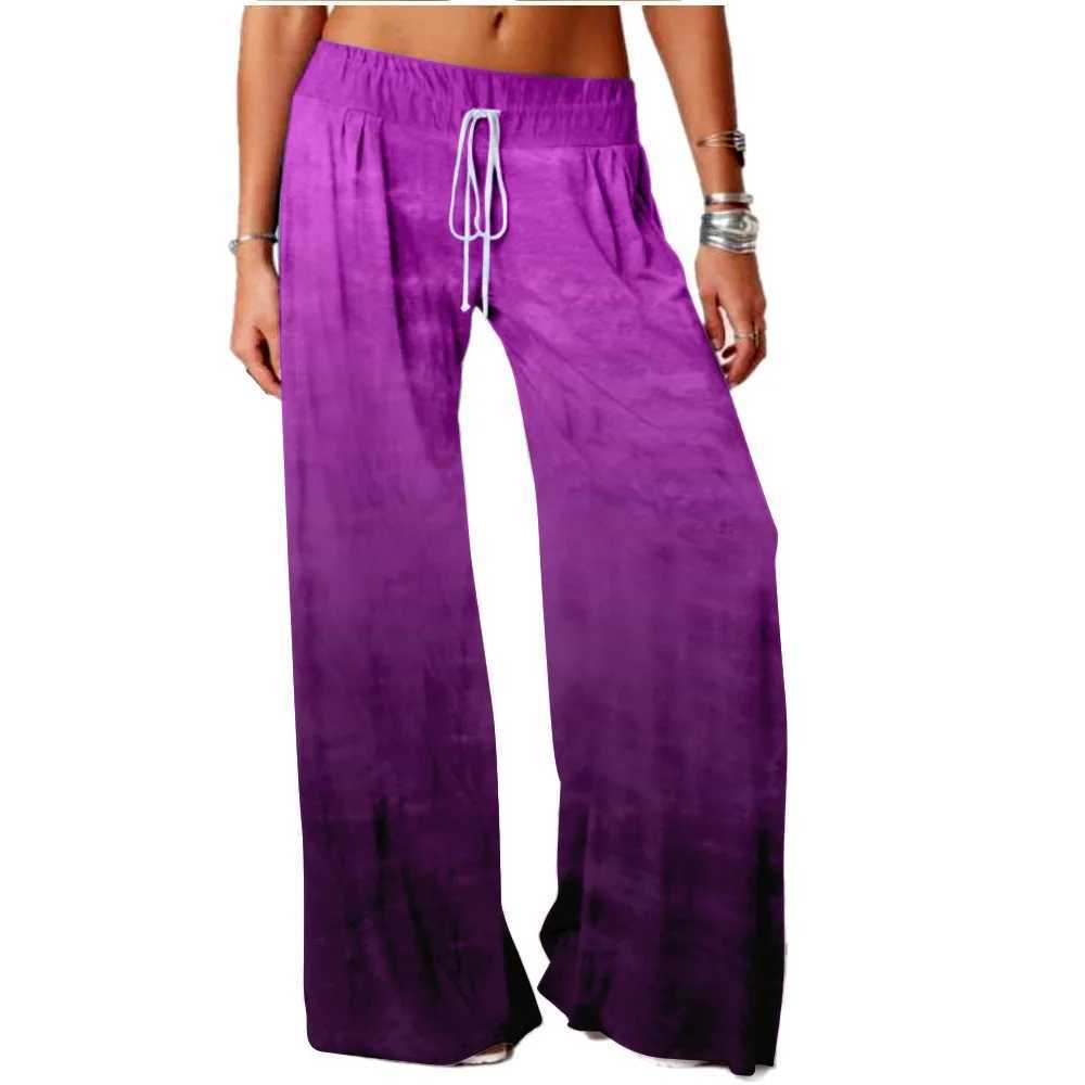 Spodnie damskie Capris Spring Gradient Spodnie Summer Fashion Kobiety swobodne spodnie luźne spodnie strtwearne kobiety y2k spodnie stylowe modne ubrania Y240429