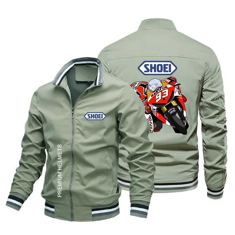Herrjackor 2023 Autumn/Winter New Fashion Hot Selling 93 Mark Racing Motorcykelcykeljacka Outdoor Sports Leisure Windproof Jacket T240428