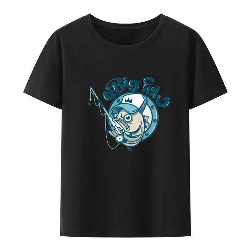 Men's T-Shirts Korda Inspired Tribute T Shirt Men Casual Modal Short Slve Angling Fishing Fish Carp Leisure Camping Tshirt Vintage Sports T Y240429