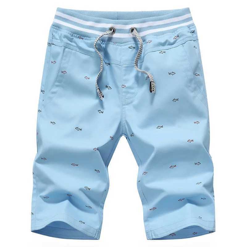 Pantaloncini da uomo pantaloncini da uomo Summer slim mast pantaloni tagliati a gamba dritta pantaloni e pantaloncini casual j240429