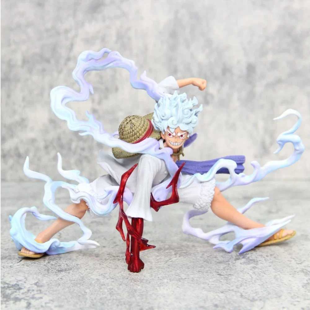 Actie speelgoedcijfers Nika Luffy Gear 5th Action Figuur versnelling 5 Sun God PVC Figurine GK Statue Model Decoratieve poppen Toyl2403