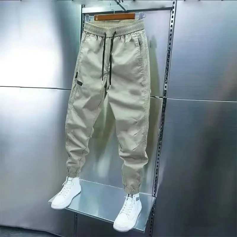 Pantalones para hombres jogger jogger carga para hombre ropa hip hop deportes informales pantalones de Haute verano harajuku dibujado q240429