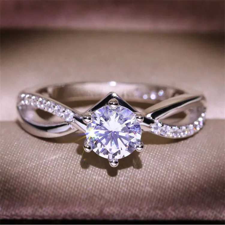 Eheringe 925 Sterling Silber Natural Saphir Opal Geburten Braut Prinzessin Hochzeit Verlobungsring Größe 6 7 8 9 10