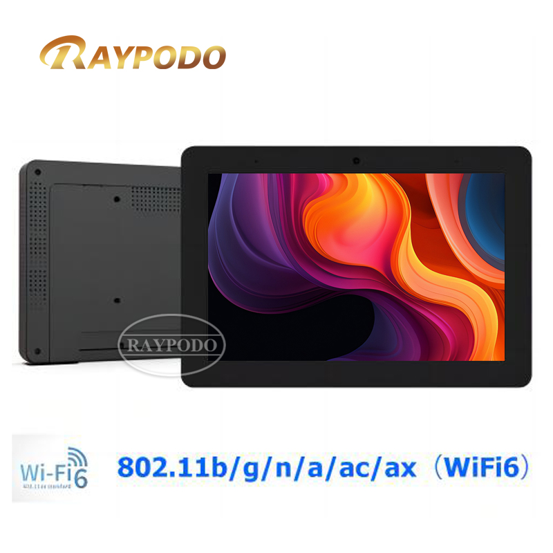 RK3568 ANDROID 11 2GB RAM 16GB ROMタブレット付きRK3568付きRaypodo 8インチポータブレットスマートホームタブレットと会議室のタブレット用の黒または白色のタブレットPC