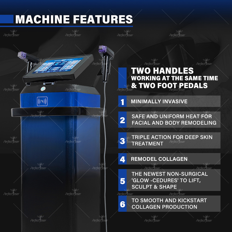 PerfectLaser Beauty Equipment Fractional RF MicrooneEdle Stretcherks System Anti-Aging Miconeedling