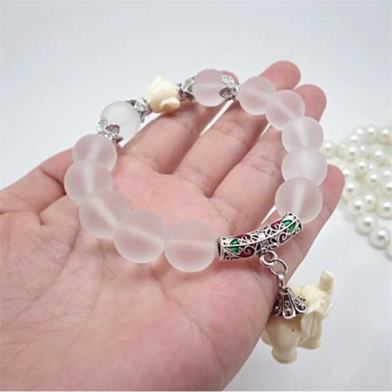 Géométrie de la chaîne Bracelet de bracelet de bracelet de bracelet de bracelet de bracelet à double couche perle de grande couche pour femmes pour femmes bijoux de fête