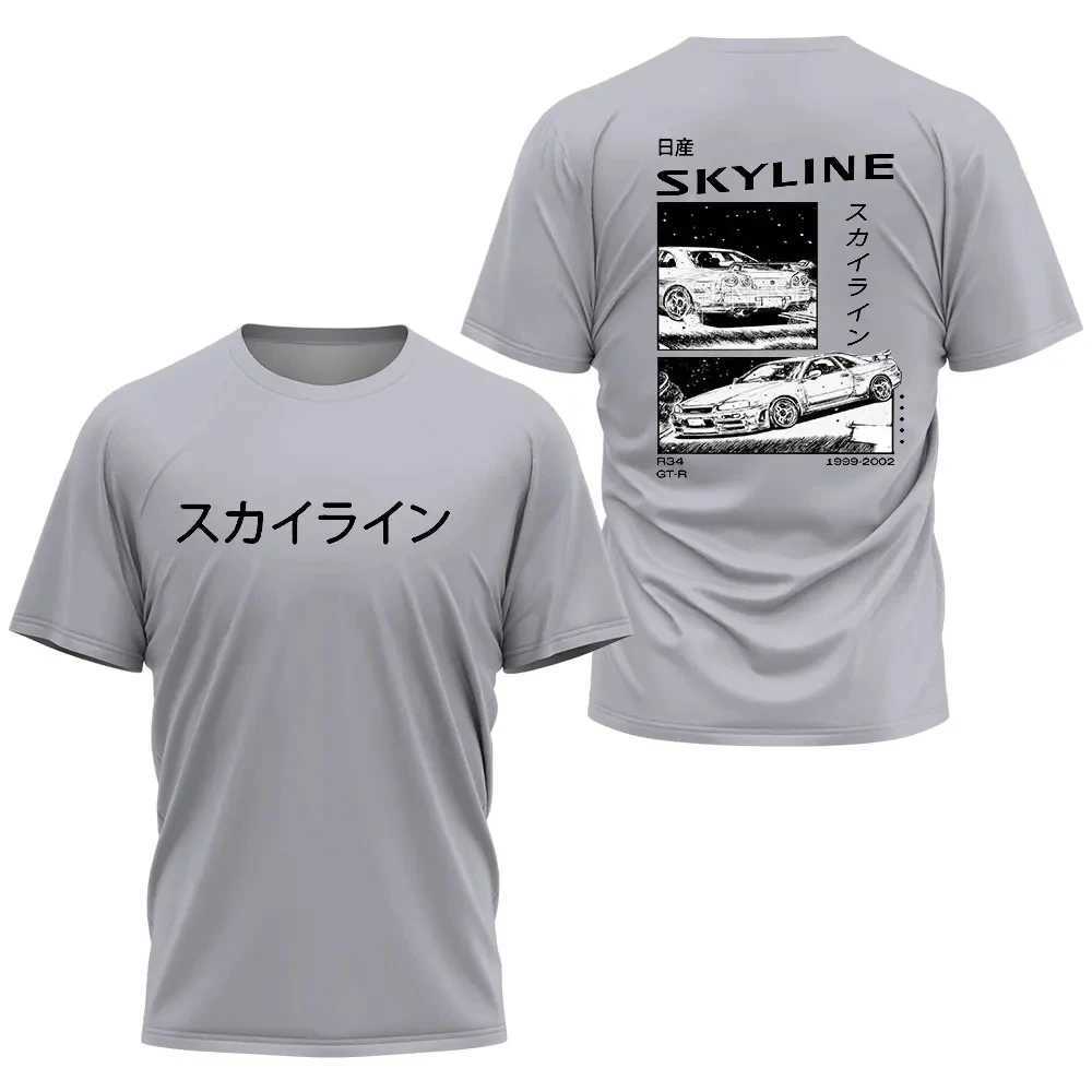 Мужские футболки AE86 Японская футболка аниме Inifirst D Racing Drifting Funt Fit Slve