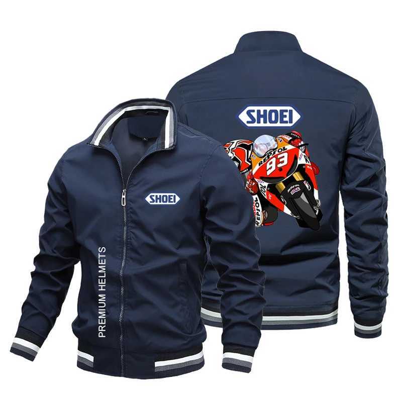 Jackets masculinos 2023 Autumn/Winter New Fashion Hot Selling 93 Mark Racing Motorcycle Jacket Cycling Jacket Outdoor Sports Leisure Windsoof Jacket T240428