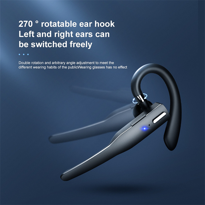 YYK520 Hanging Ohr Wireless Bluetooth Headset 5.1 Freisprecher Enc Call Rausch-Reduktion Fahren mit Einzelohr-Geschäftskopfhörern mit Einzelhandelspaket