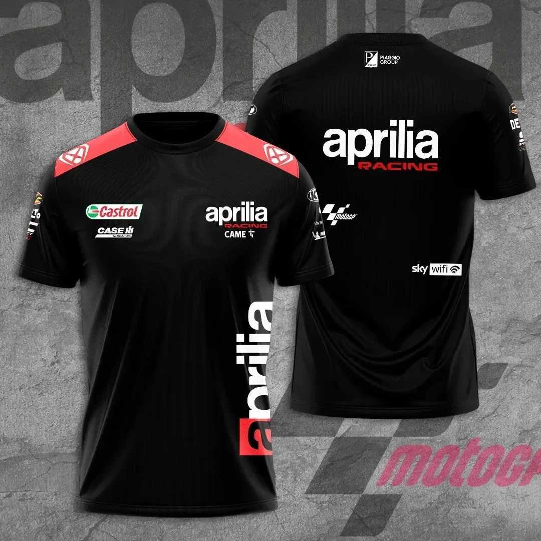 T-shirt maschile Moto GP Racing Summer Print 3D MENS SPORT SPORT ROULT CHE CHILDRENS CHILDRENS Maglietta casual traspirante t-shirt t240425