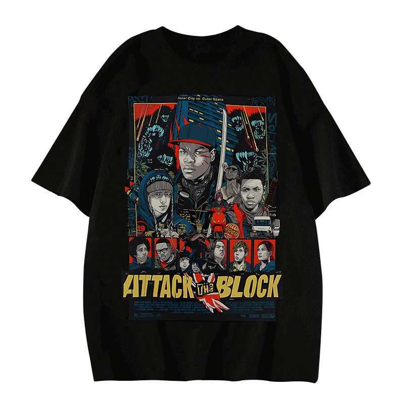 Женская футболка High Street Mens футболка American Anime Graphic Fot Fute Y2K Harajuku Fashion Gothic Grunge Clothing очень большая футболка с коротким рукавом