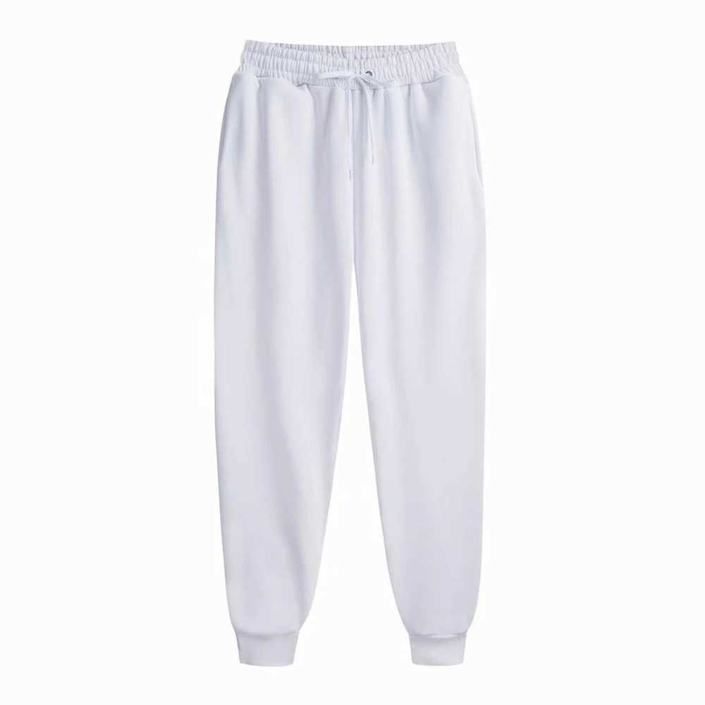 Men's Pants Fashion brand solid color sports pants mens simple fitness mens Trousers casual Harajuku mensL2403