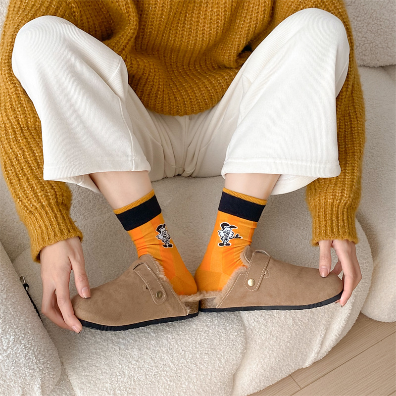 Erkekler bayanlar hip hop çoraplar pamuklu gündelik moda çift çorap nefes almak