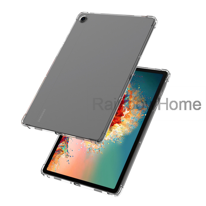 Мягкая TPU Clear Case Защитная задняя крышка для Samsung Galaxy Tab S9 Fe Ultra S8 S7 A9 A8 A7 Lite A 8 10 11 -дюймовый активный активный подушка безопасности.