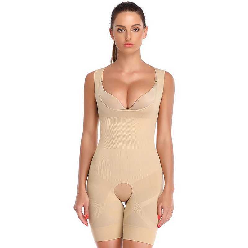 Kvinnors shapers formar kvinnor i hela kroppen bantning öppen passform korsett midjetränare som formar underkläder höftlyft underkläder y240429