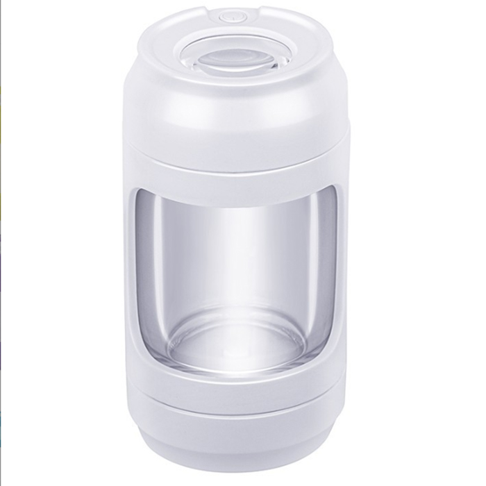 4 po cola peut broyer LED Tobacco Jar Portable Tobacco Storage Tank USB Charge rechargeable Air de stockage serré Box Box Shops