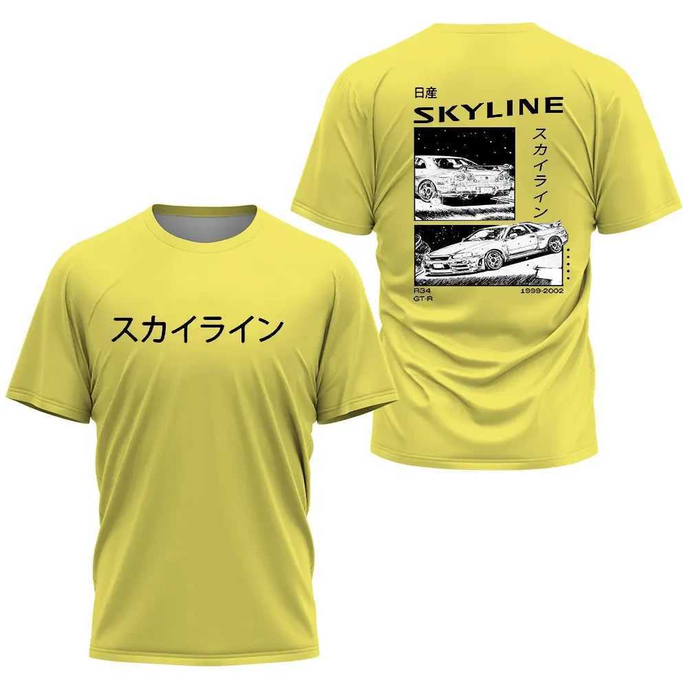 Мужские футболки AE86 Японская футболка аниме Inifirst D Racing Drifting Funt Fit Slve